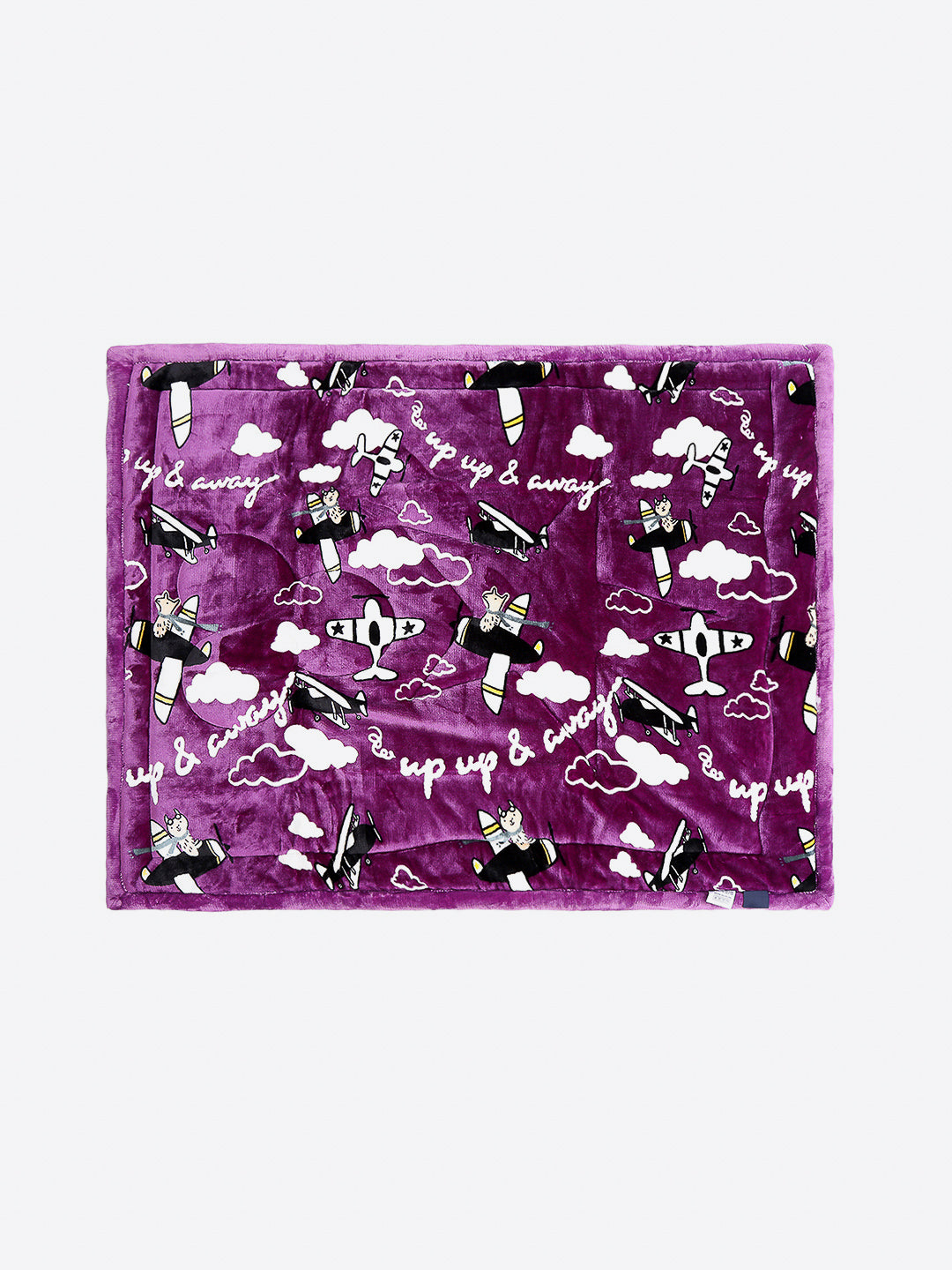 Printed Baby Blanket 3 Ply, 1609 GSM 5Pcs Set (1 Baby Comforter, 1 Bedsheet, 1 Neck Pillow & 2 Bolster)