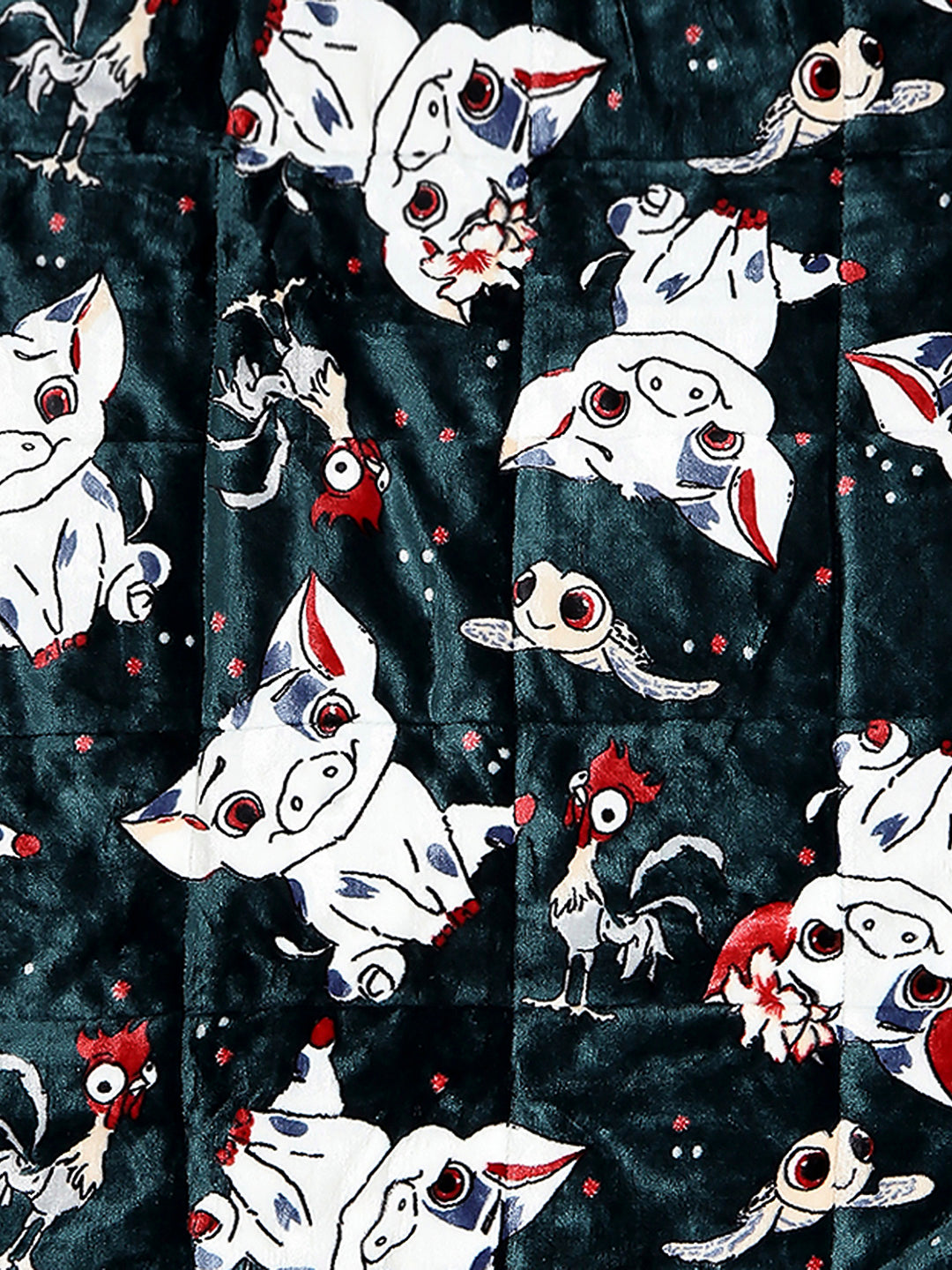 Printed Baby Blanket 3 Ply, 1609 GSM 5Pcs Set (1 Baby Comforter, 1 Bedsheet, 1 Neck Pillow & 2 Bolster)