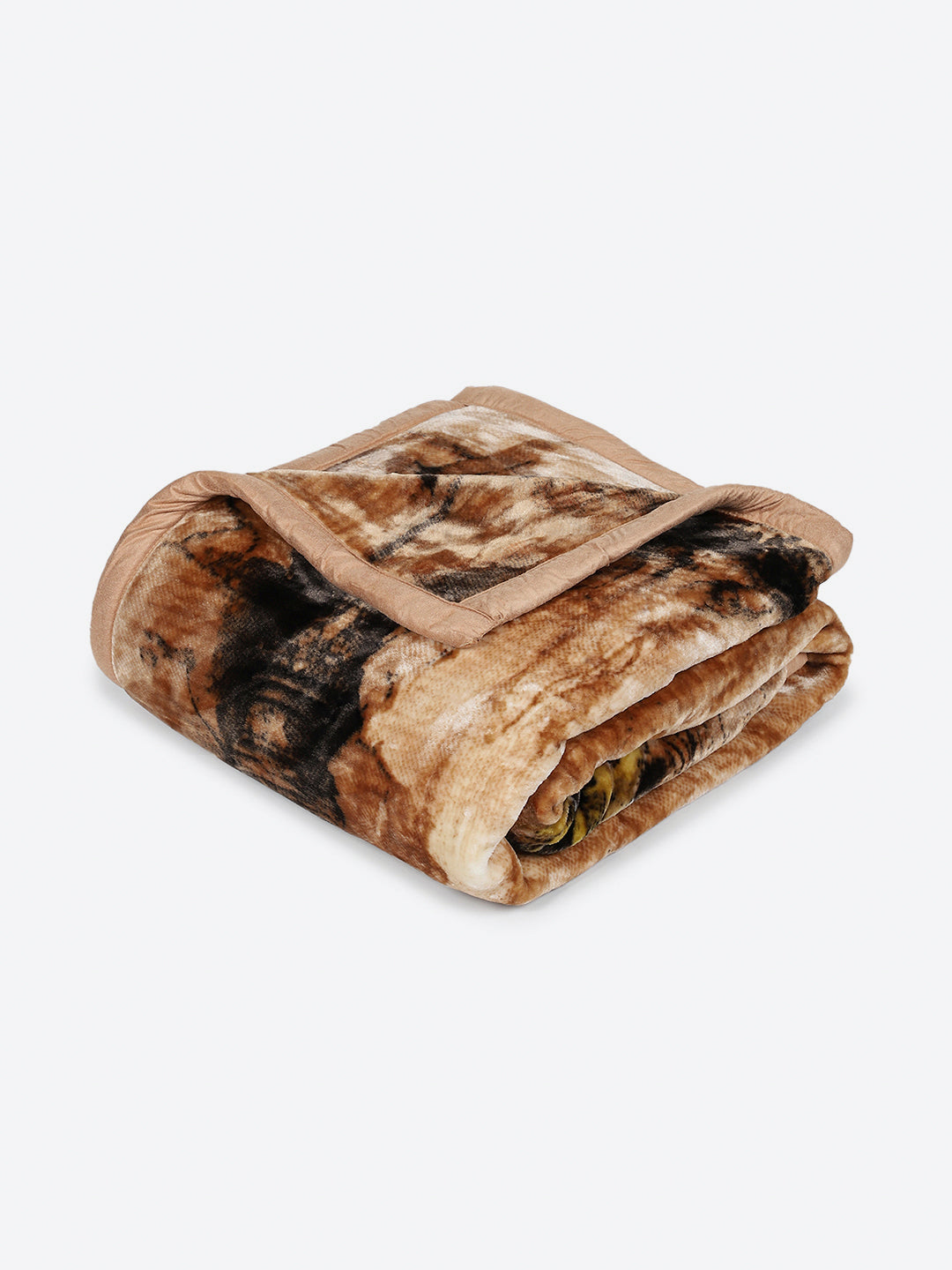 Floral Printed Double Bed 2 Ply, 947 GSM Blanket for Heavy Winter - (Bandhan) with Fragrance