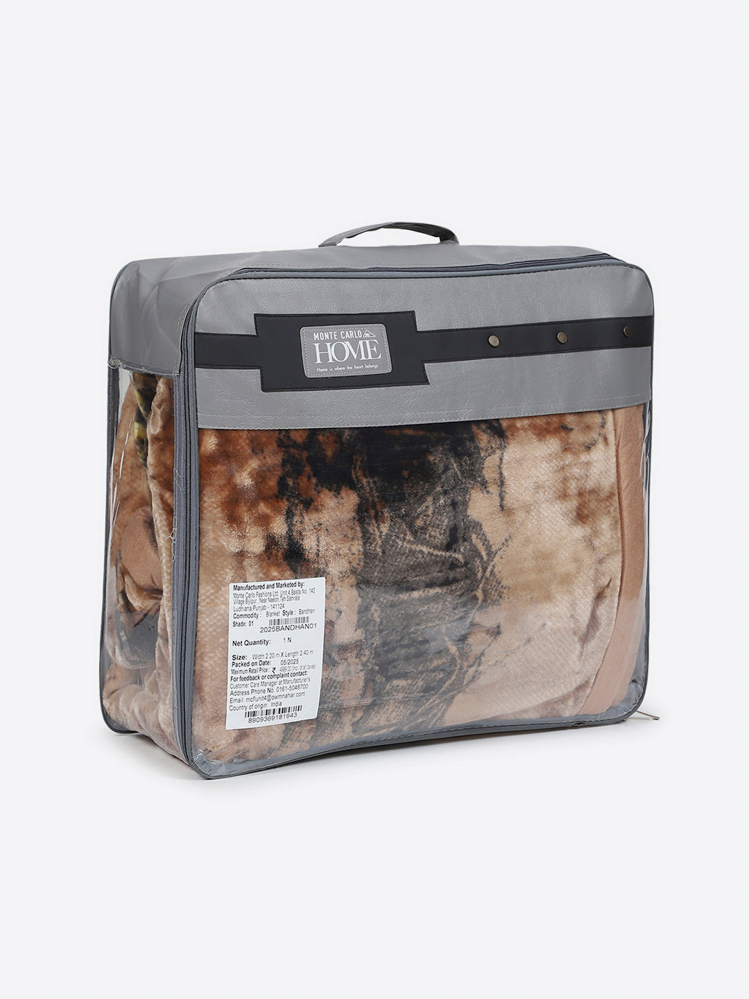 Floral Printed Double Bed 2 Ply, 947 GSM Blanket for Heavy Winter - (Bandhan) with Fragrance