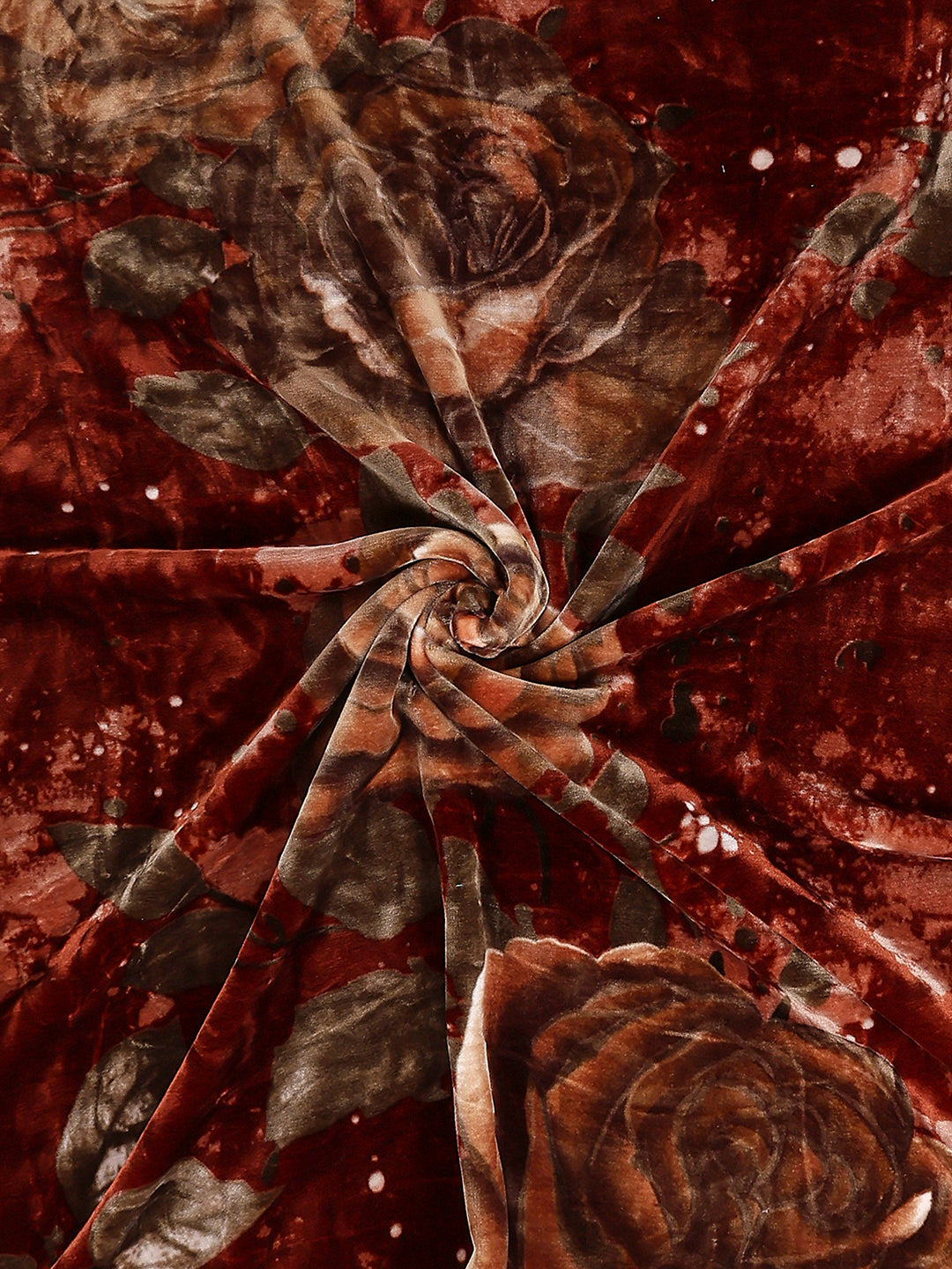 Floral Printed Double Bed 2 Ply, 947 GSM Blanket for Heavy Winter - (Bandhan) with Fragrance