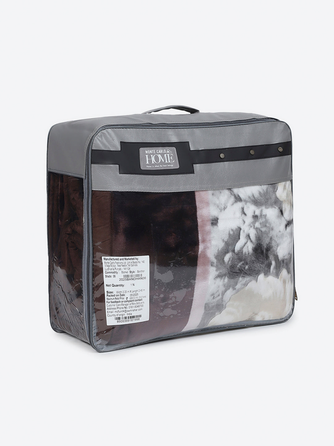 Floral Printed Double Bed 2 Ply, 947 GSM Blanket for Heavy Winter - (Bandhan) with Fragrance