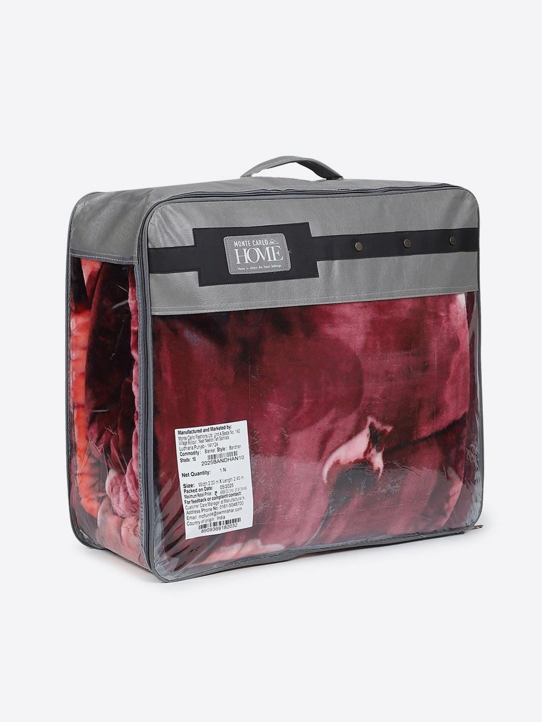 Floral Printed Double Bed 2 Ply, 947 GSM Blanket for Heavy Winter - (Bandhan) with Fragrance