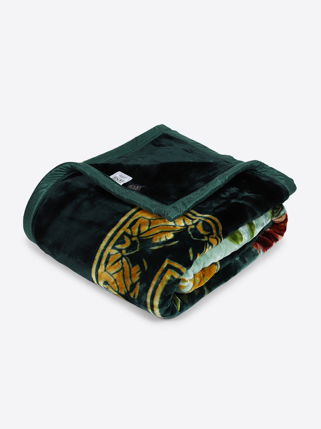 Floral Printed Double Bed 2 Ply, 947 GSM Blanket for Heavy Winter - (Bandhan) with Fragrance