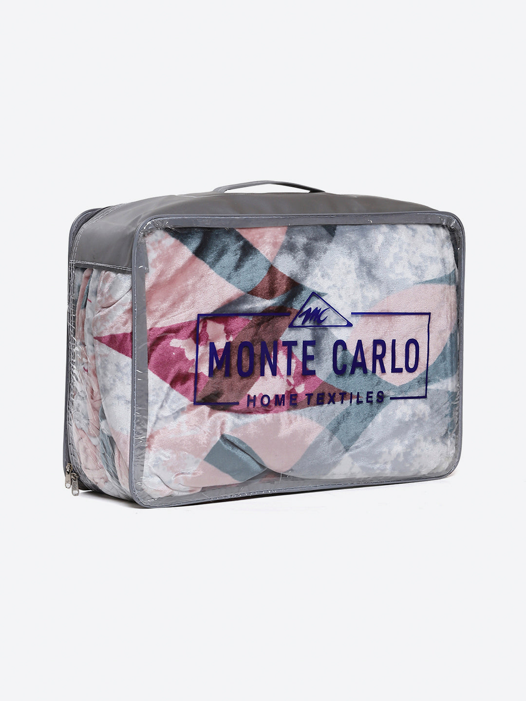 413 GSM 100% Polyester King Bed 1 Bedsheet with 2 Pillow Cover (Aura)