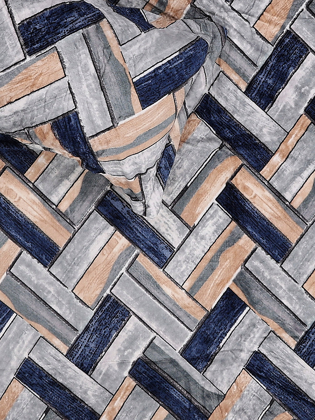 349 GSM 100% Polyester King Bed 1 Bedsheet with 2 Pillow Cover (Carnival)