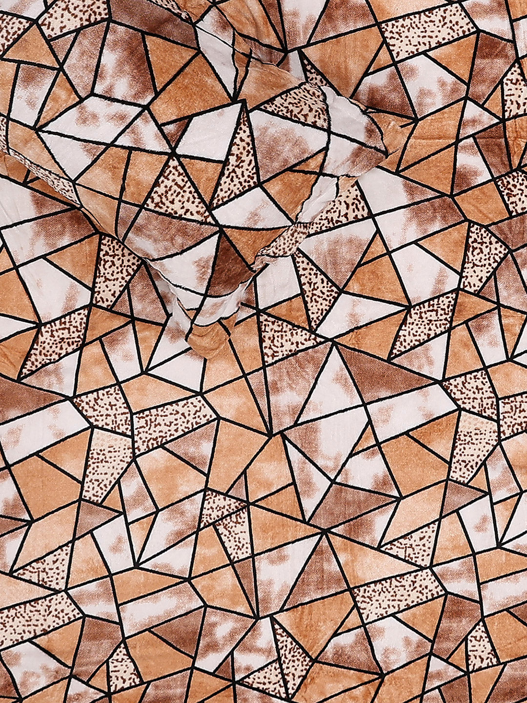 349 GSM 100% Polyester King Bed 1 Bedsheet with 2 Pillow Cover (Carnival)