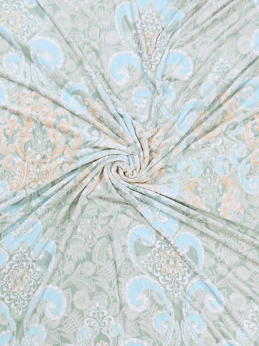 393 GSM 100% Polyester King Bed 1 Bedsheet with 2 Pillow Cover (Golden Choice)