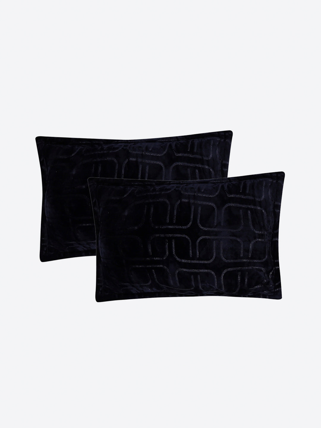 435 GSM Polyester Double Bed 1 Bedsheet with 2 Pillow Cover (Indigo)