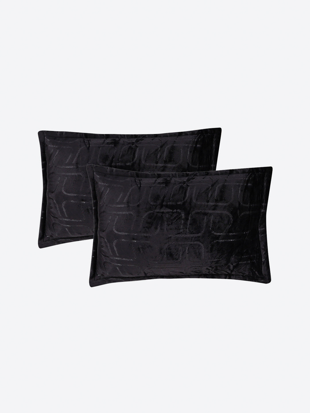 435 GSM 100% Polyester Double Bed 1 Bedsheet with 2 Pillow Cover (Indigo)