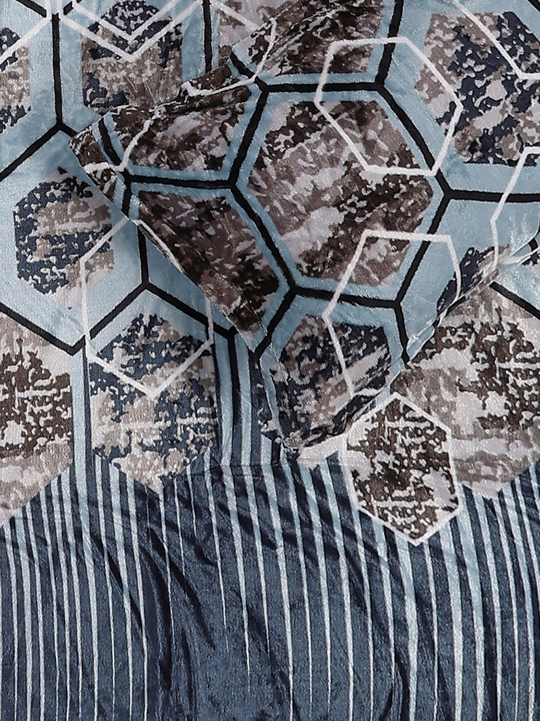 353 GSM 100% Polyester Single Bed 1 Bedsheet with 1 Pillow Cover (Ira)