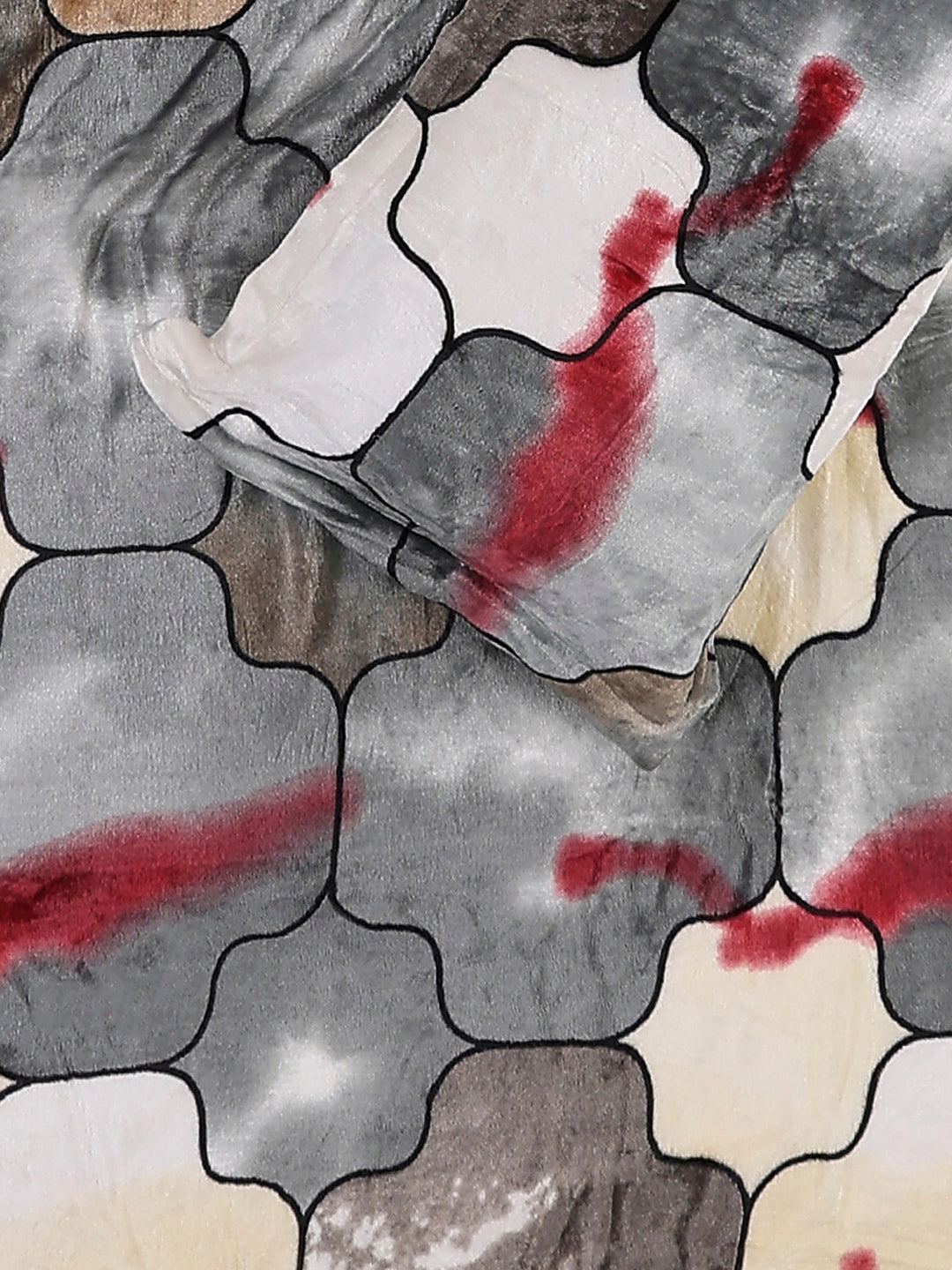 353 GSM 100% Polyester Single Bed 1 Bedsheet with 1 Pillow Cover (Ira)