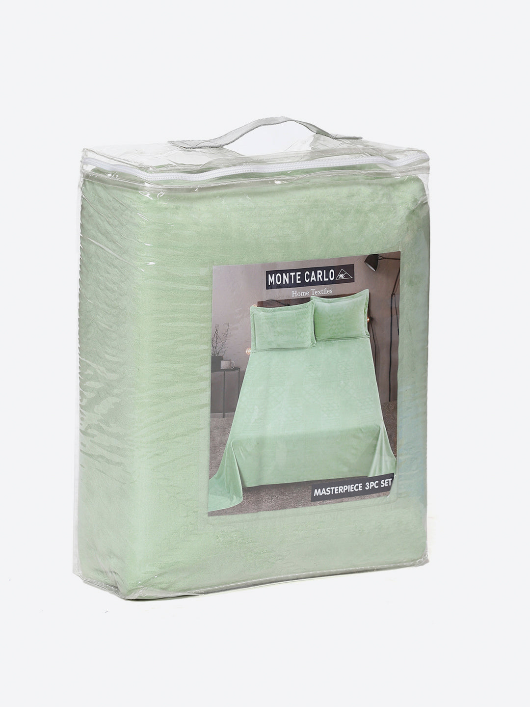 267 GSM 100% Polyester King Bed 1 Bedsheet with 2 Pillow Cover (Master Piece)