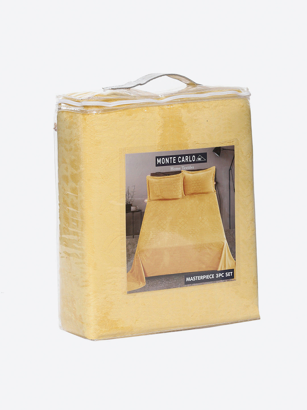 267 GSM 100% Polyester King Bed 1 Bedsheet with 2 Pillow Cover (Master Piece)