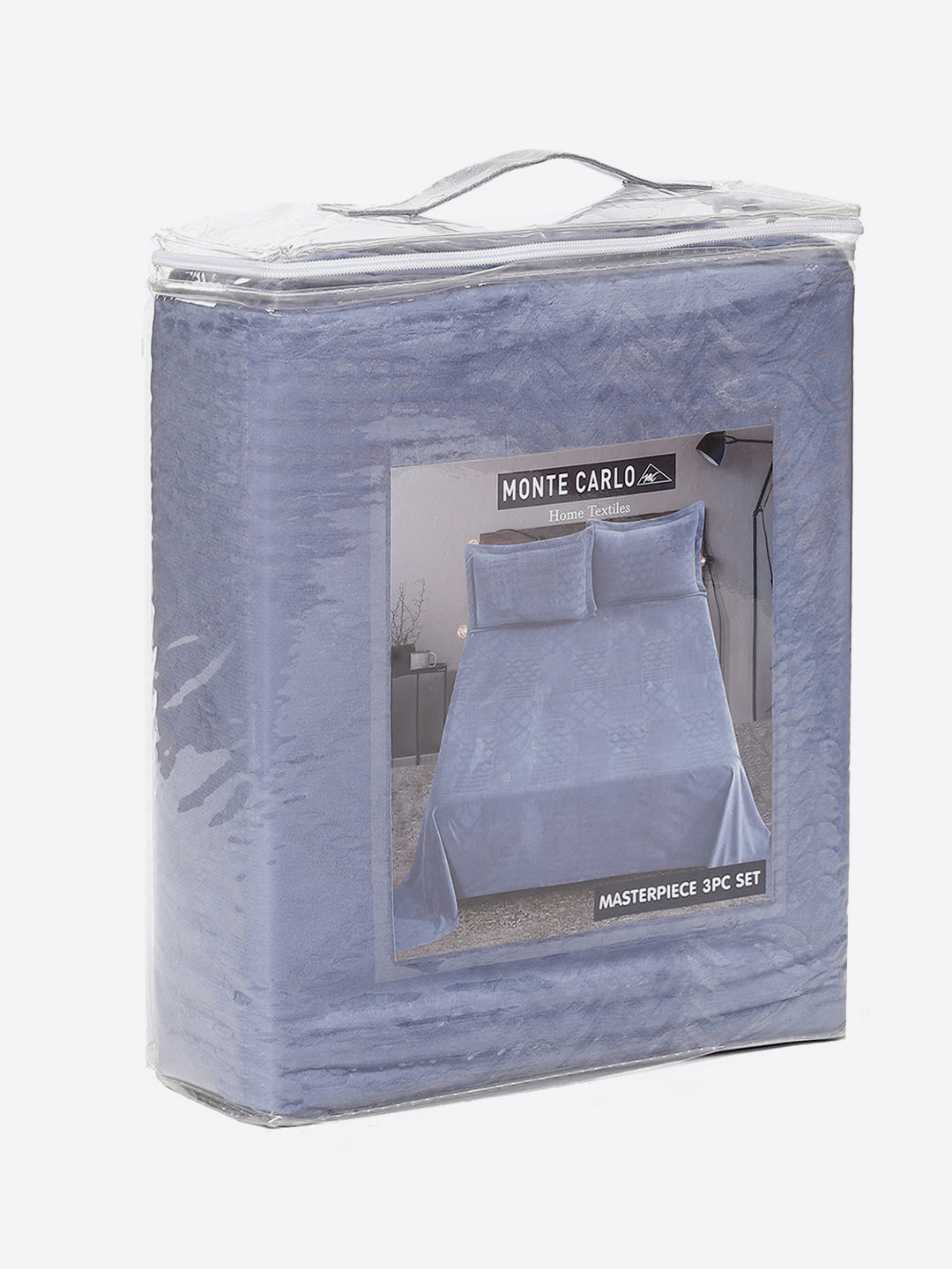 267 GSM 100% Polyester King Bed 1 Bedsheet with 2 Pillow Cover (Master Piece)