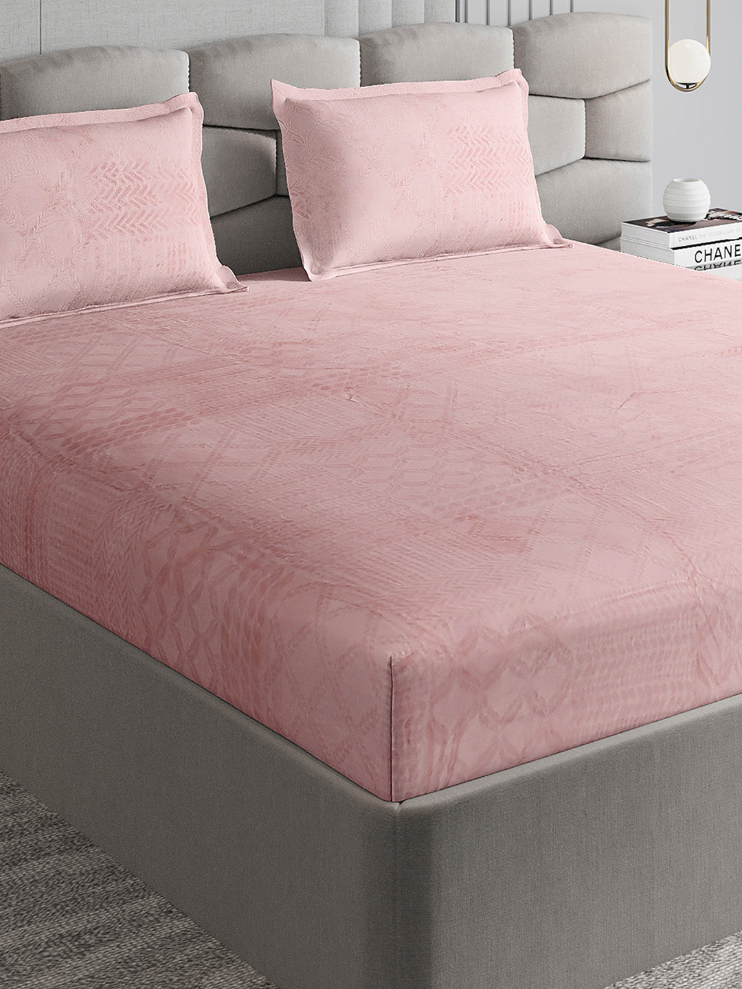 267 GSM 100% Polyester King Bed 1 Bedsheet with 2 Pillow Cover (Master Piece)