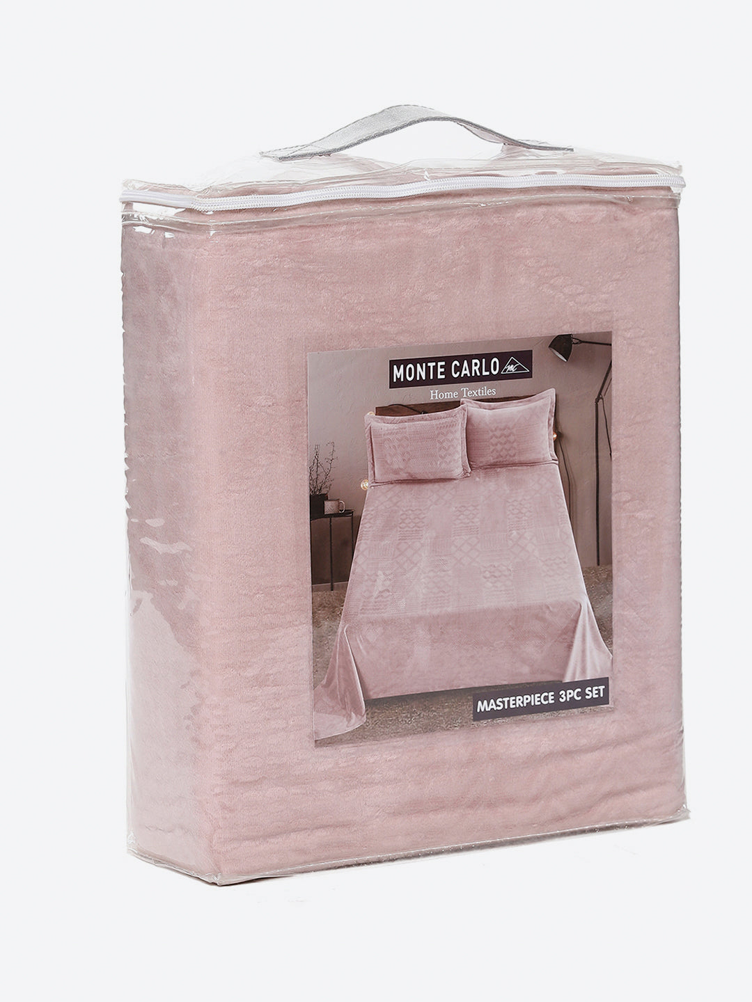 267 GSM 100% Polyester King Bed 1 Bedsheet with 2 Pillow Cover (Master Piece)