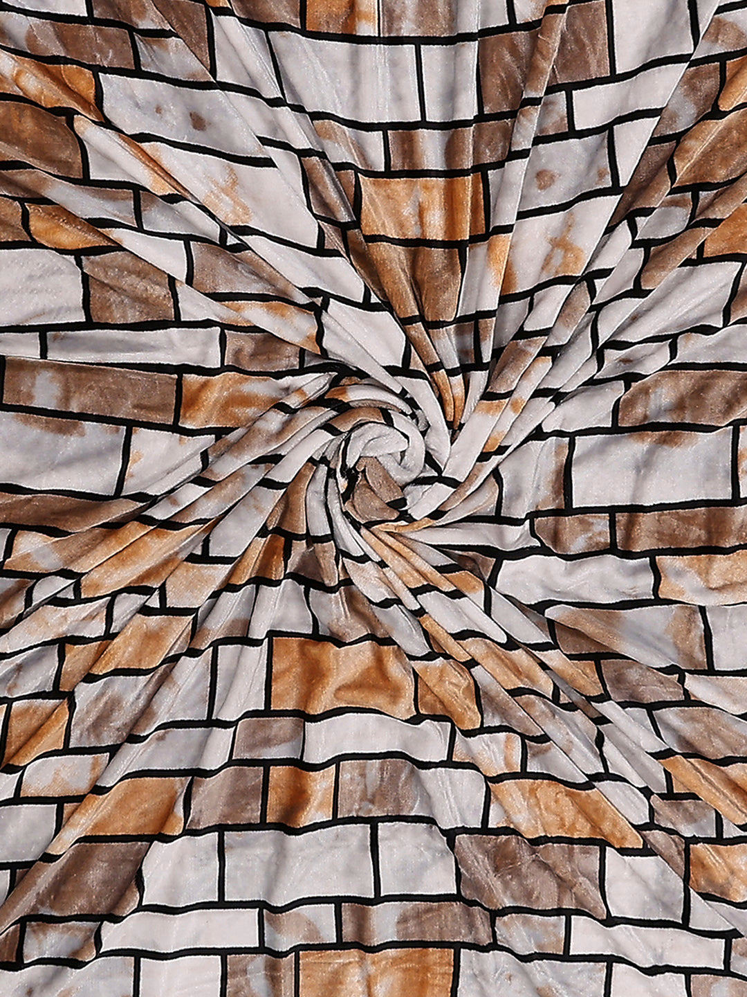 904 GSM 100% Polyester Double Bed 1 Bedsheet, 1 Duvet Cover & 2 Pillow Cover (Meteor 4 Pcs Set)