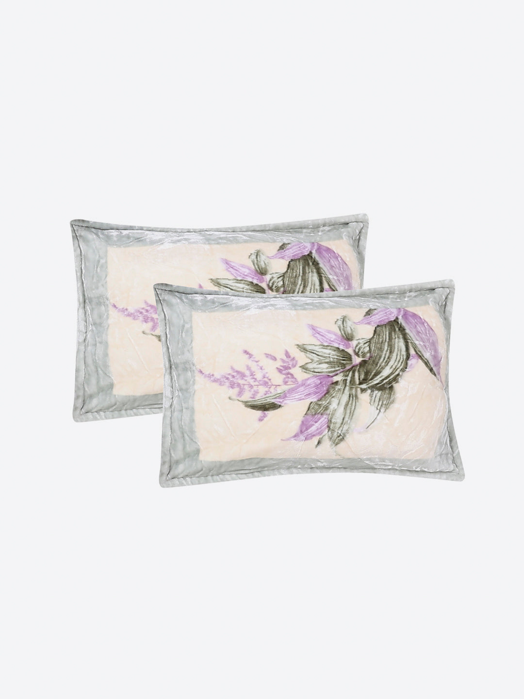 331 GSM 100% Polyester Double Bed 1 Bedsheet with 2 Pillow Cover (Miranda)