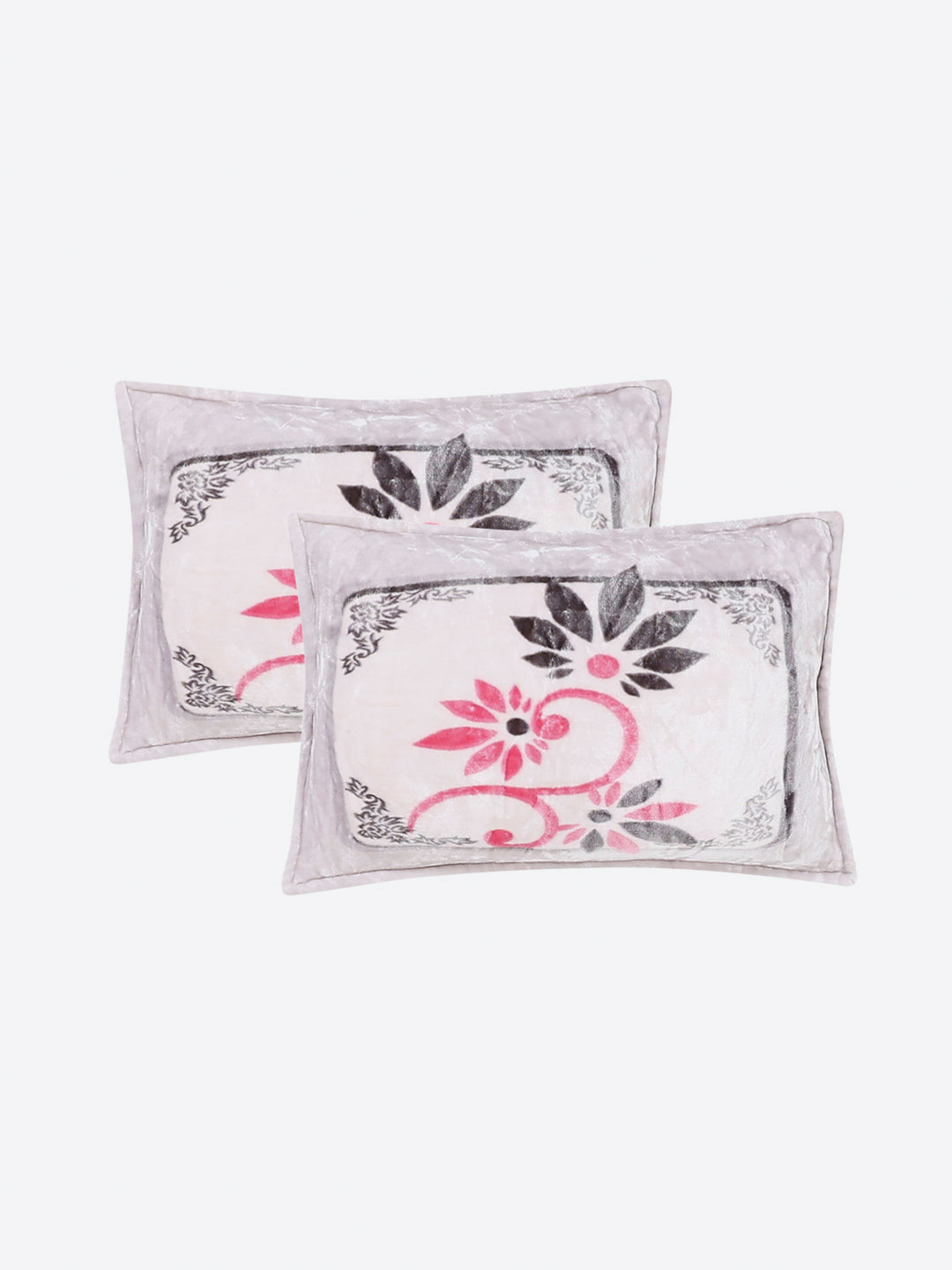 331 GSM 100% Polyester Double Bed 1 Bedsheet with 2 Pillow Cover (Miranda)