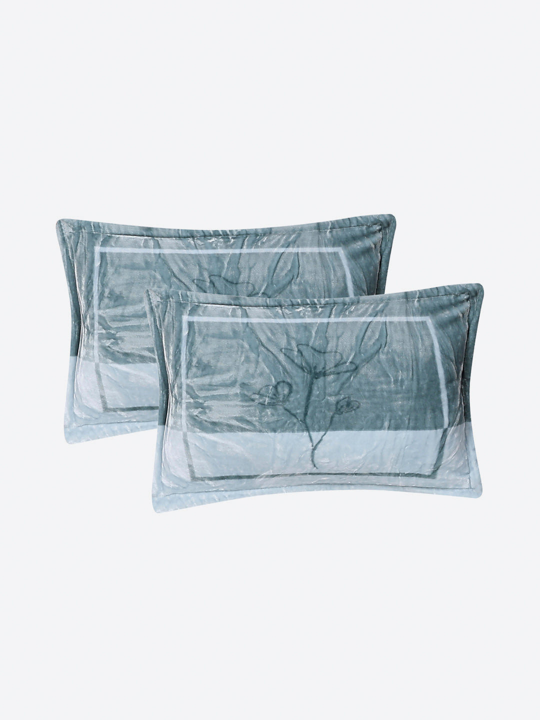 331 GSM 100% Polyester Double Bed 1 Bedsheet with 2 Pillow Cover (Miranda)