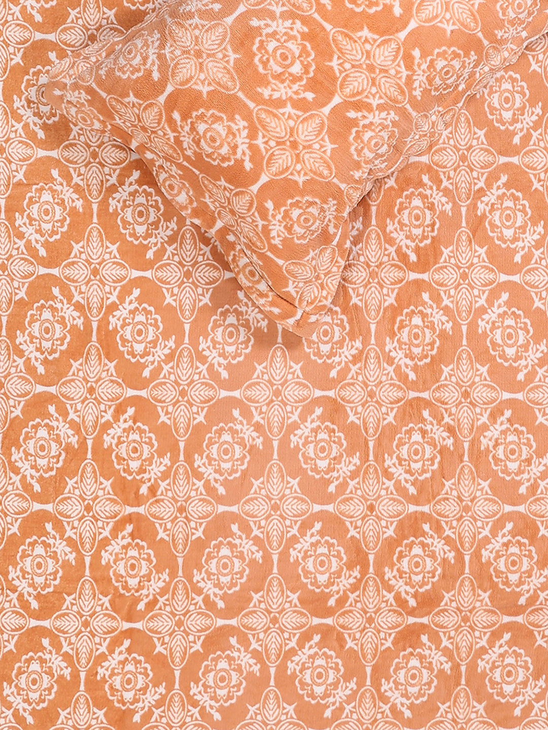 264 GSM 100% Polyester Single Bed 1 Bedsheet with 1 Pillow Cover (Nixie Piece)