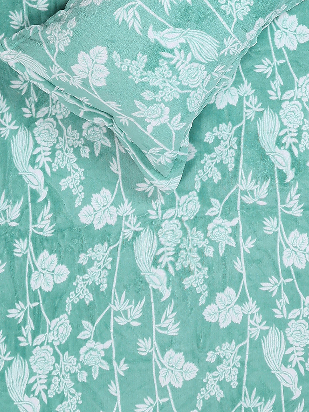 264 GSM 100% Polyester Single Bed 1 Bedsheet with 1 Pillow Cover (Nixie Piece)