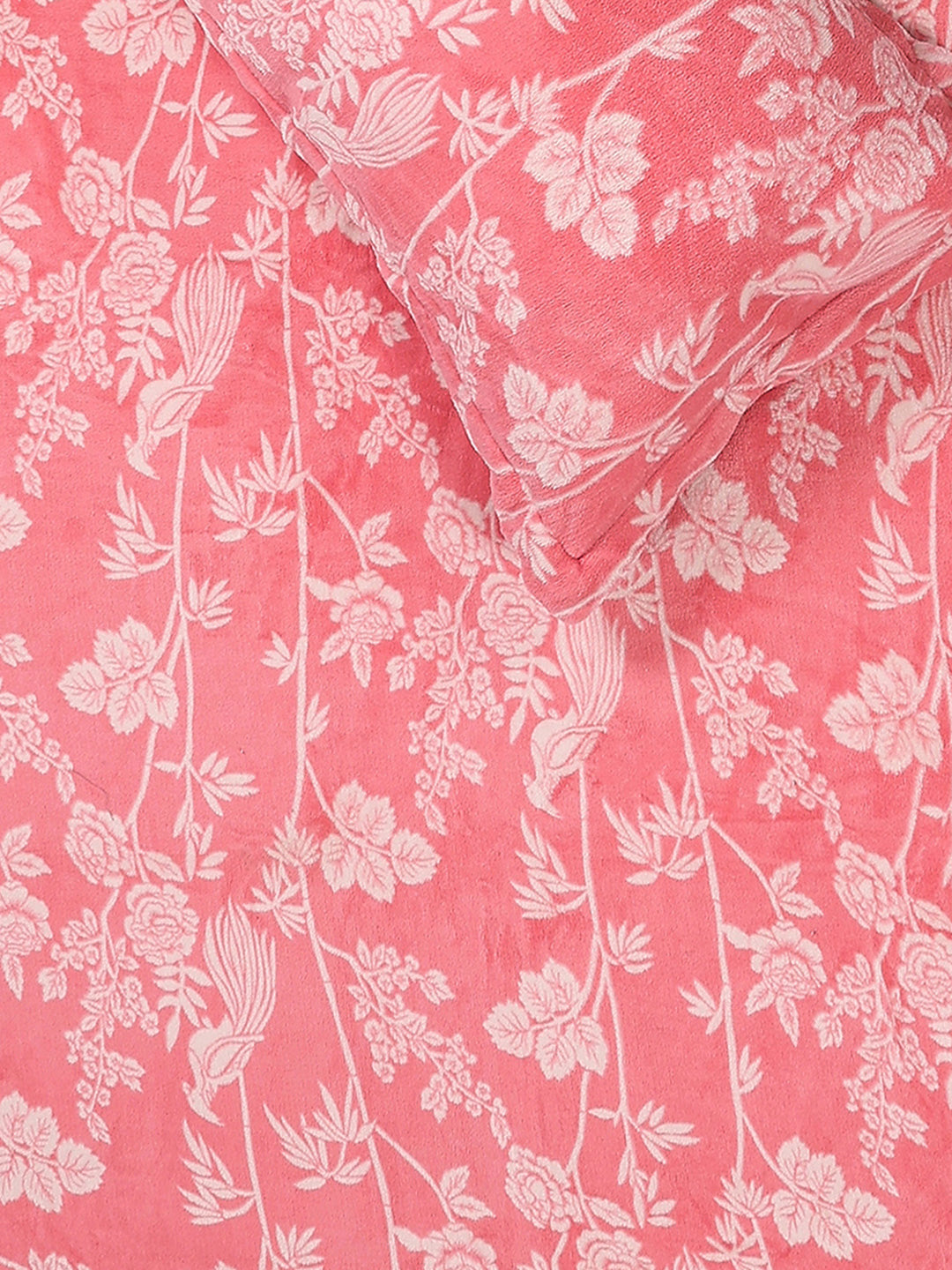 264 GSM 100% Polyester Single Bed 1 Bedsheet with 1 Pillow Cover (Nixie Piece)