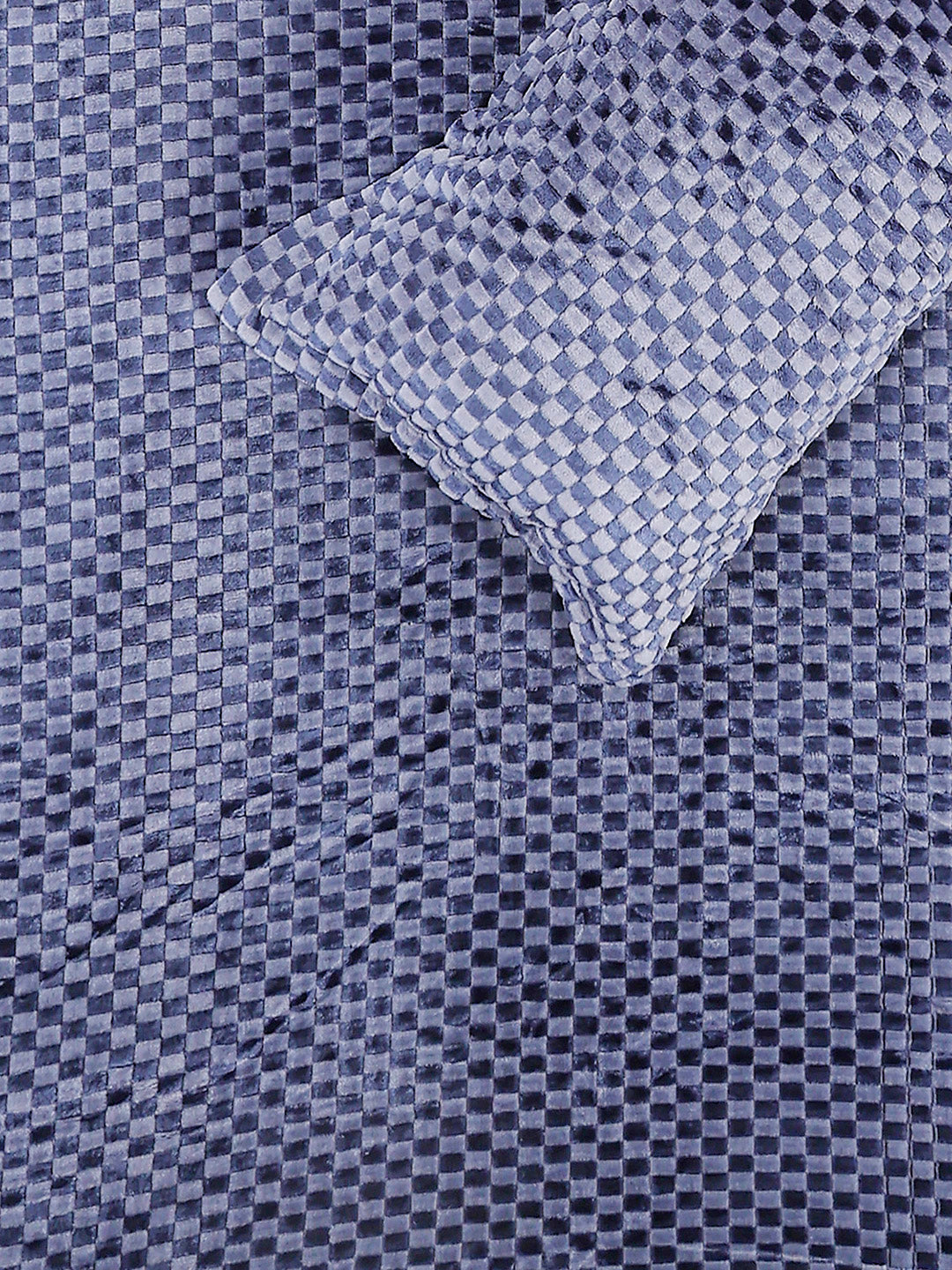 393 GSM 100% Polyester King Bed 1 Bedsheet with 2 Pillow Cover (Seven Seas)