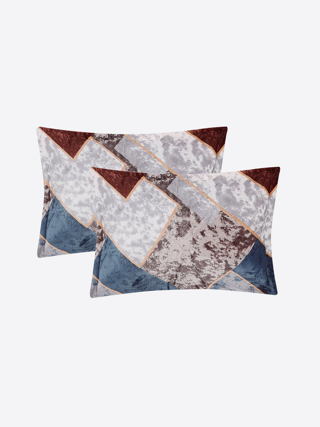 247 GSM 100% Polyester King Bed 1 Bedsheet with 2 Pillow Cover (Teresa)