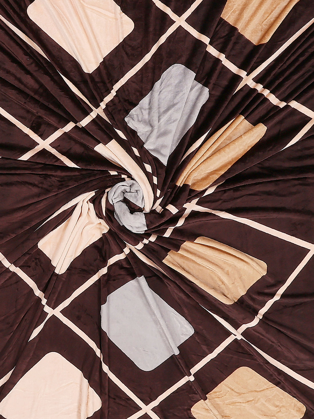 247 GSM 100% Polyester King Bed 1 Bedsheet with 2 Pillow Cover (Teresa)