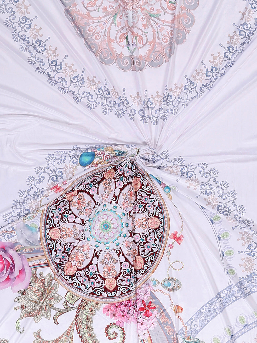 252 GSM 100% Polyester King Bed 1 Bedsheet with 2 Pillow Cover (Urban)