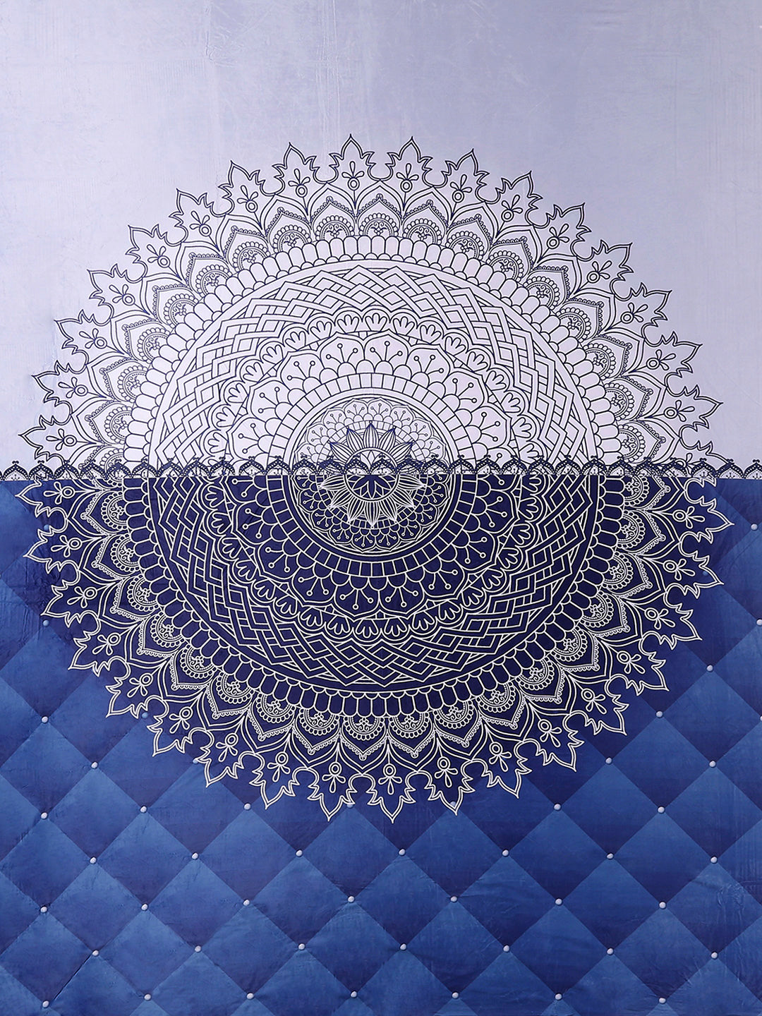 252 GSM 100% Polyester King Bed 1 Bedsheet with 2 Pillow Cover (Urban)