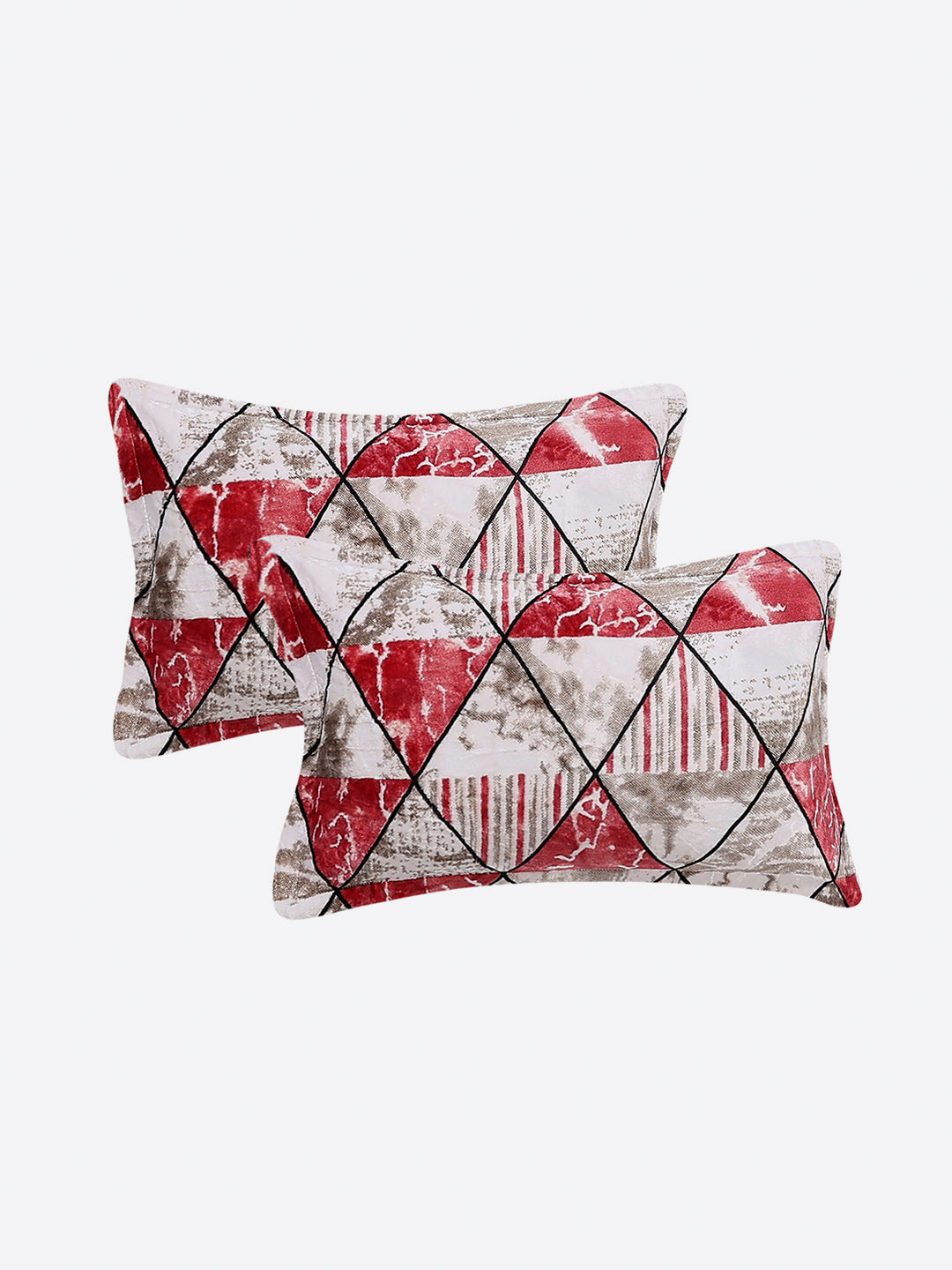 247 GSM 100% Polyester King Bed 1 Bedsheet with 2 Pillow Cover (Vibe)