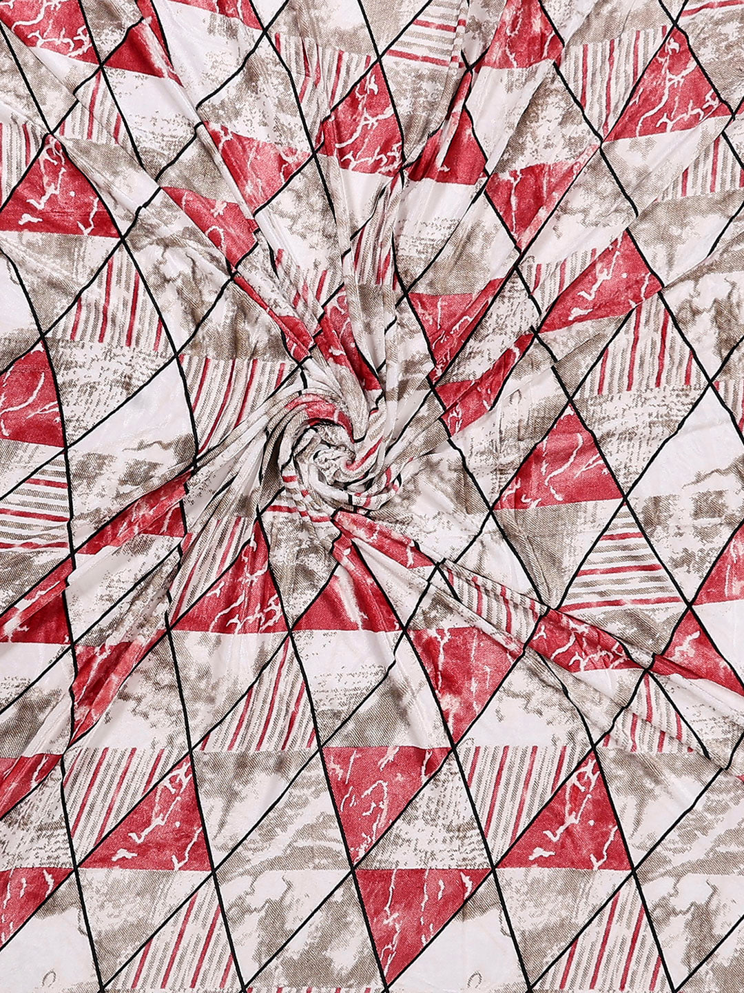 247 GSM 100% Polyester King Bed 1 Bedsheet with 2 Pillow Cover (Vibe)