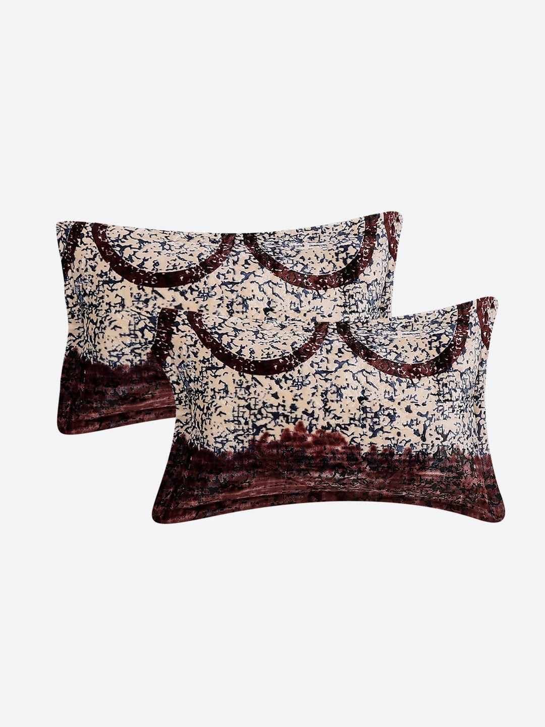 247 GSM 100% Polyester King Bed 1 Bedsheet with 2 Pillow Cover (Vibe)