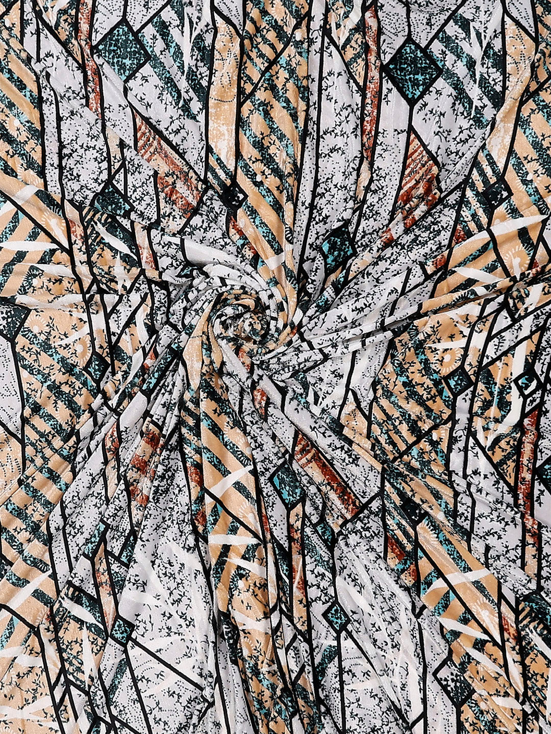 247 GSM 100% Polyester King Bed 1 Bedsheet with 2 Pillow Cover (Vibe)