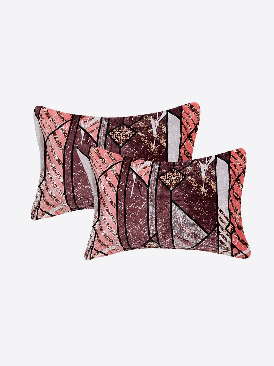 247 GSM 100% Polyester King Bed 1 Bedsheet with 2 Pillow Cover (Vibe)