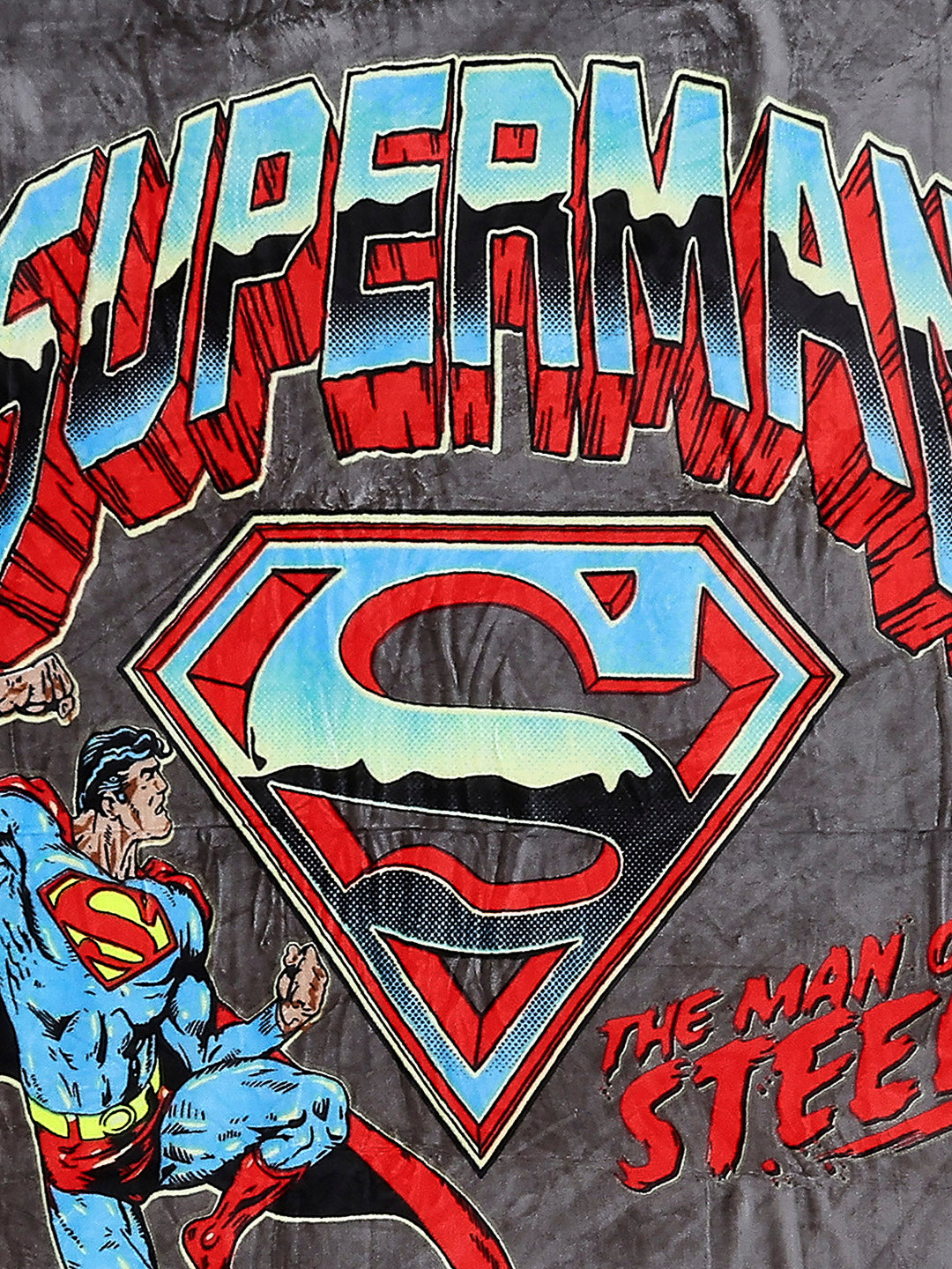 Printed Baby Winter Bedsheet 1 Ply, 370 GSM, 1.3 kg (Super Hero)