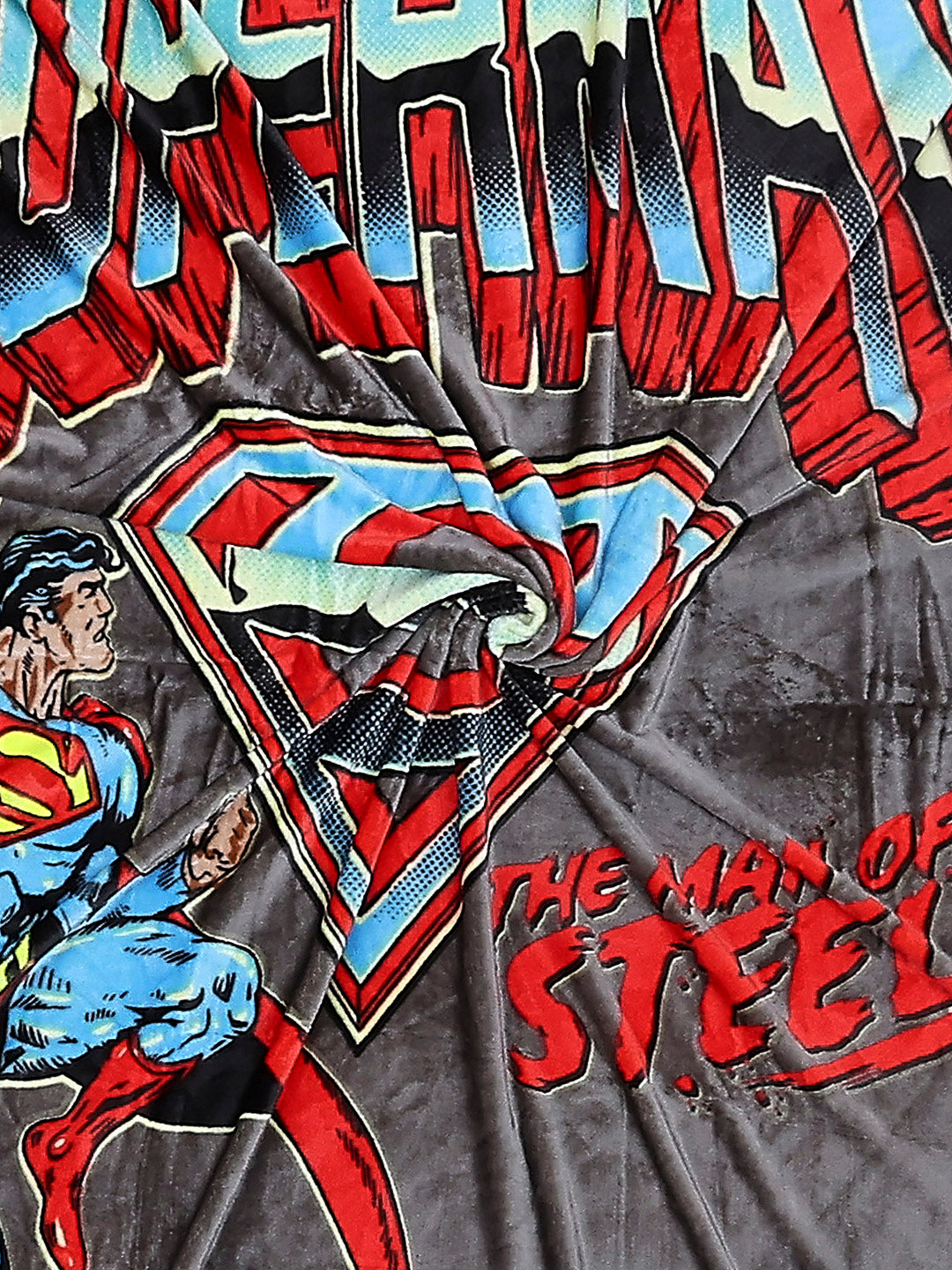 Printed Baby Winter Bedsheet 1 Ply, 370 GSM, 1.3 kg (Super Hero)