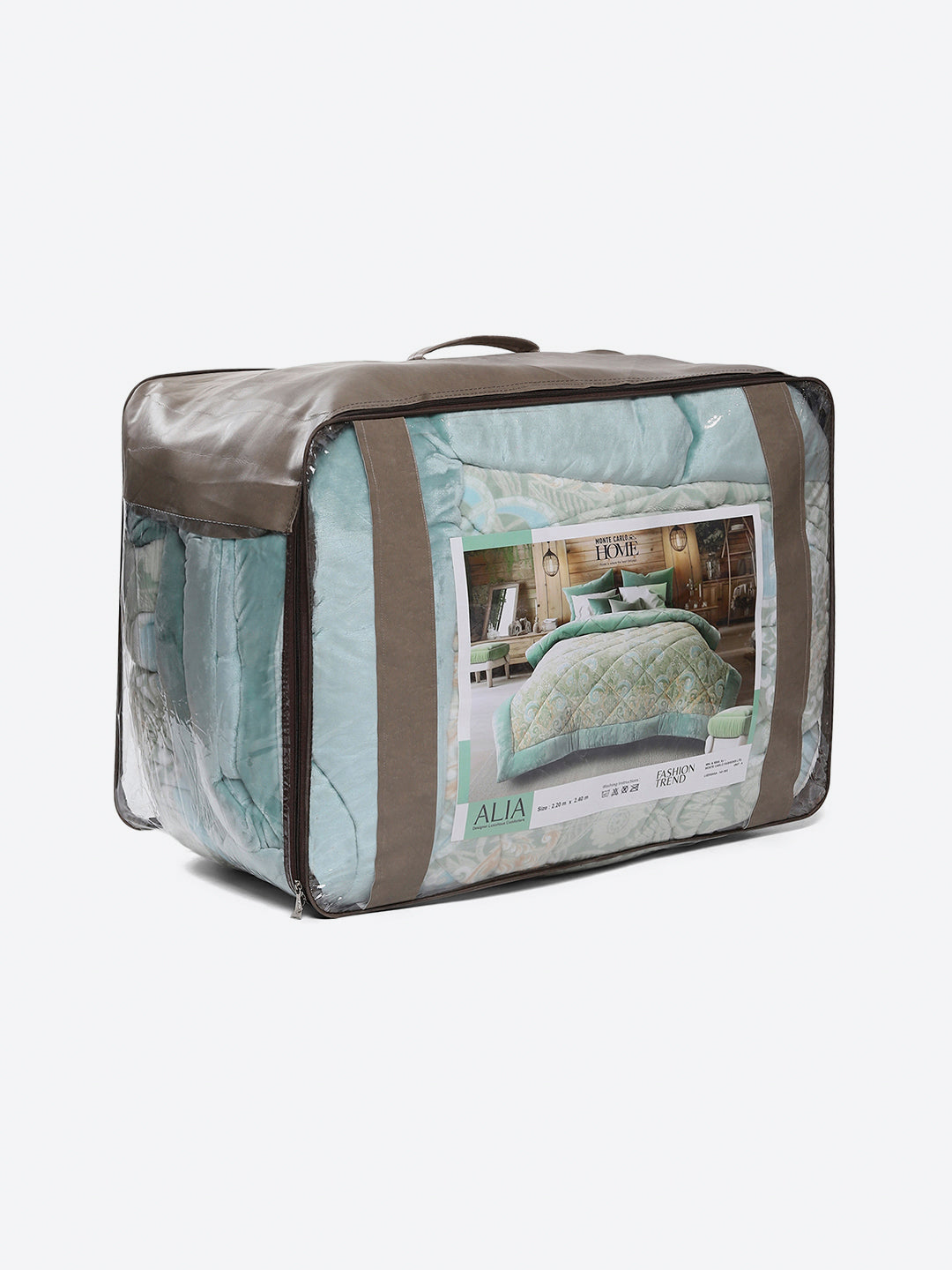 Printed Double Bed 1026 GSM Comforter for Winter - (Alia)