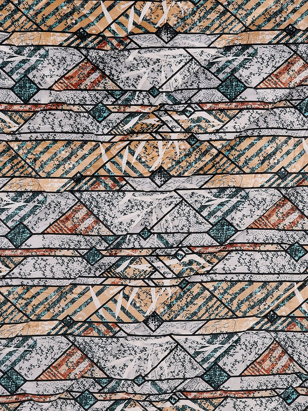 Printed Double Bed 852 GSM Comforter for Winter - (Altroz)