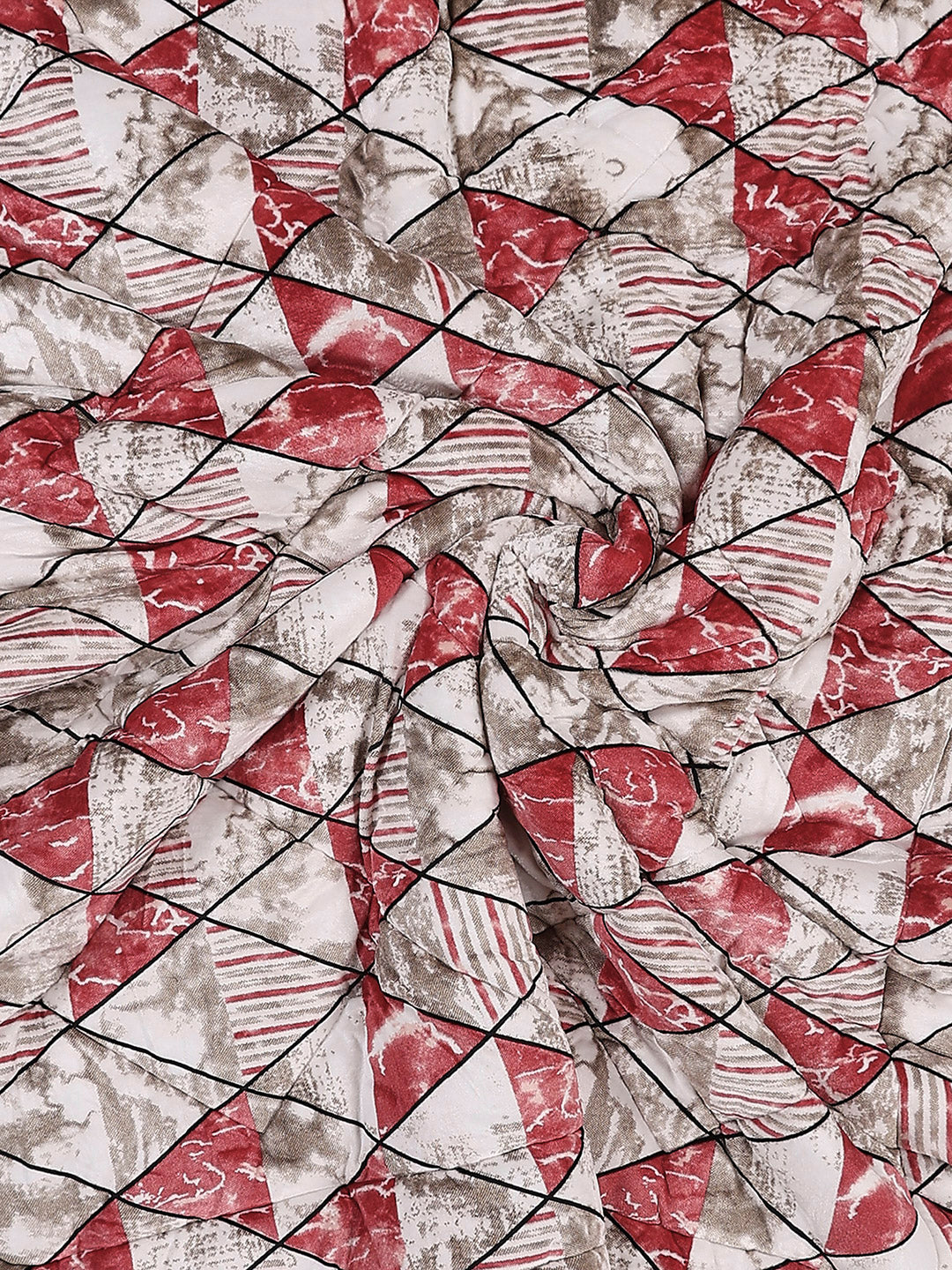 Printed Double Bed 852 GSM Comforter for Winter - (Altroz)