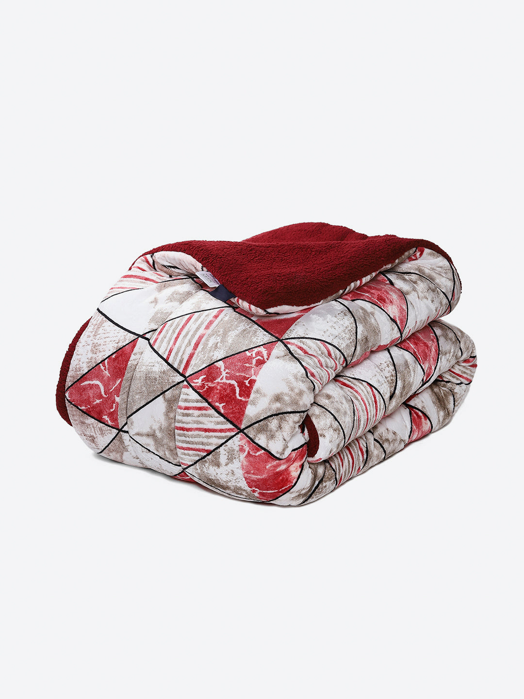 Printed Double Bed 852 GSM Comforter for Winter - (Altroz)