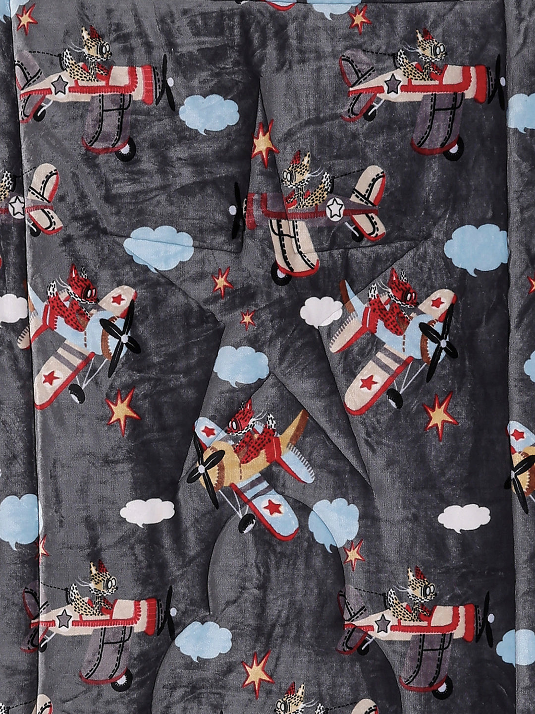 Printed Single Bed 1022 GSM Comforter for Winter - (Ananya)