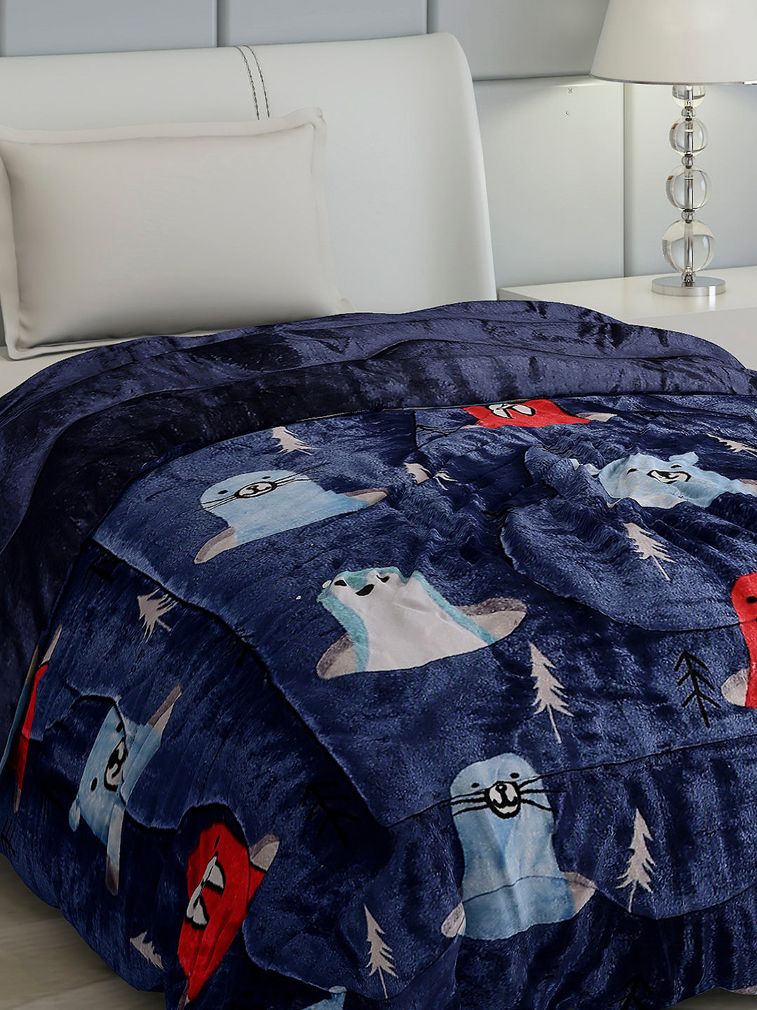 Printed Single Bed 1022 GSM Comforter for Winter - (Ananya)
