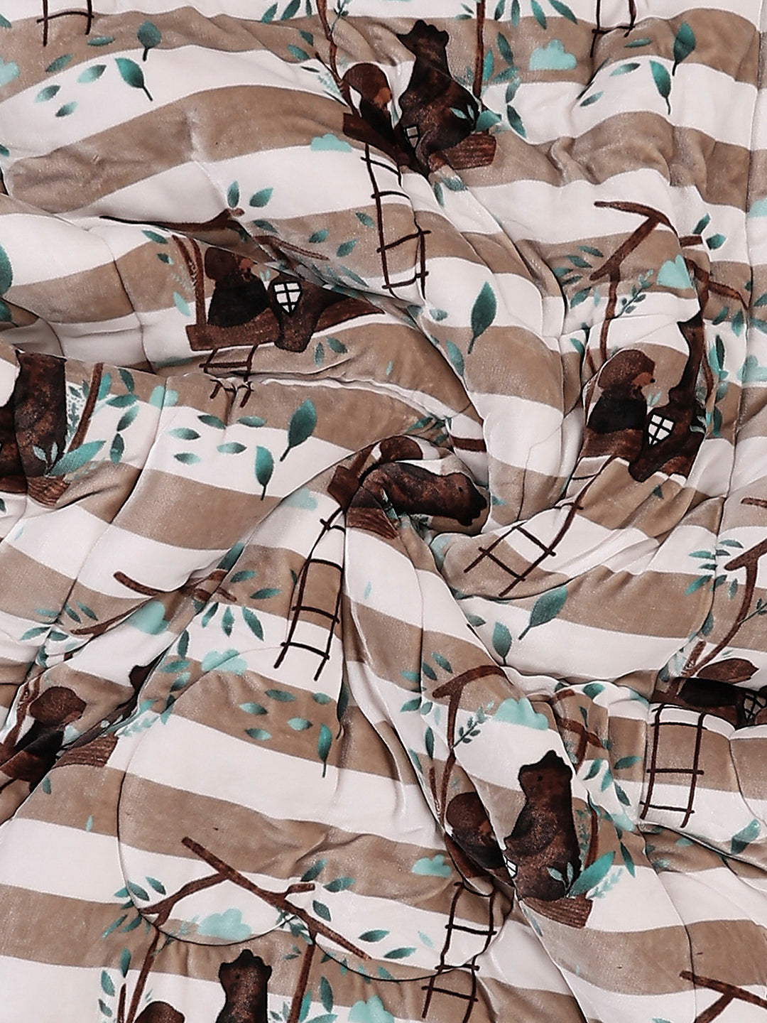 Printed Single Bed 1022 GSM Comforter for Winter - (Ananya)