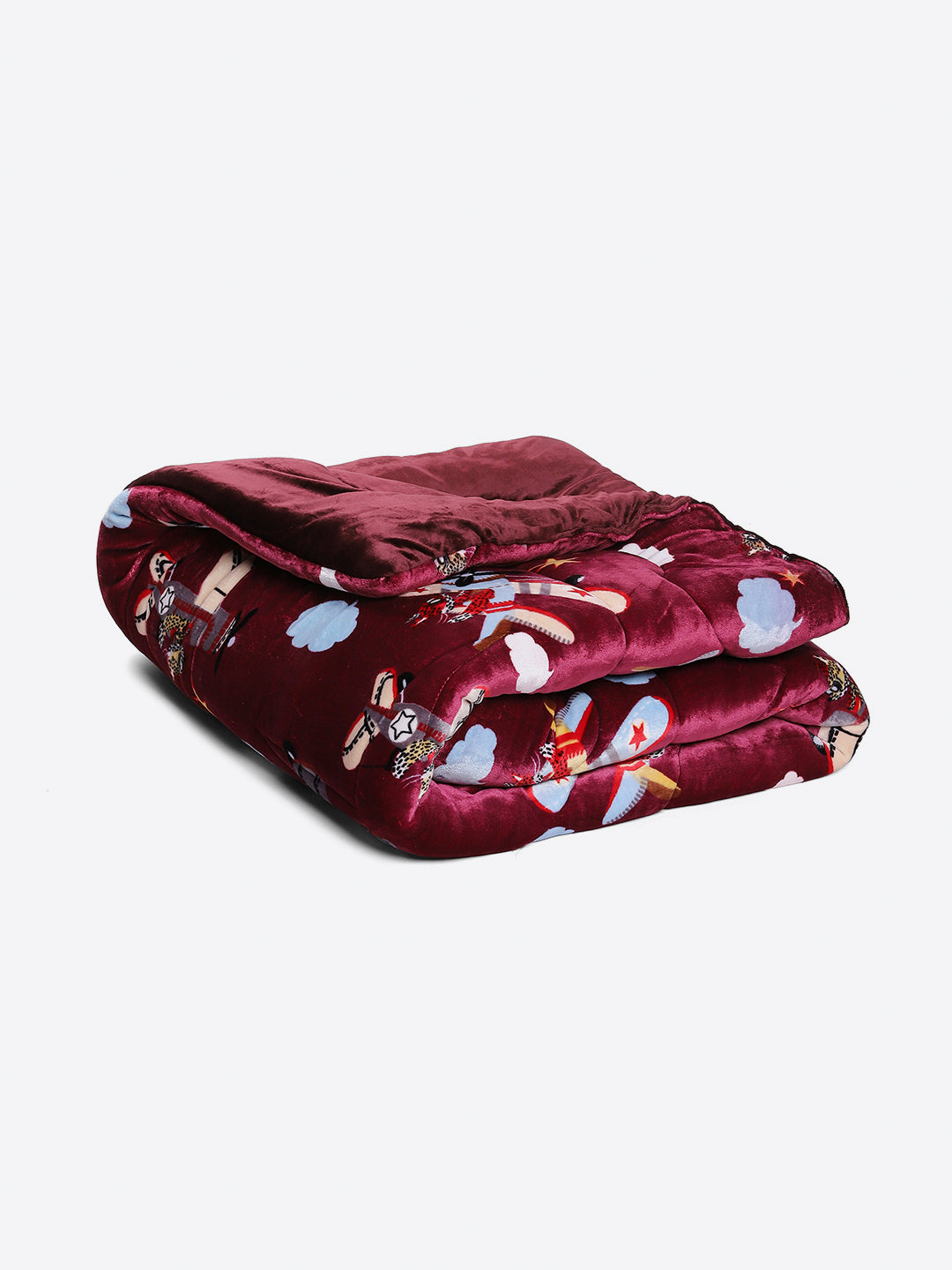 Printed Single Bed 300 GSM Comforter for Mild Winter (Ananya), Weight 720 gm