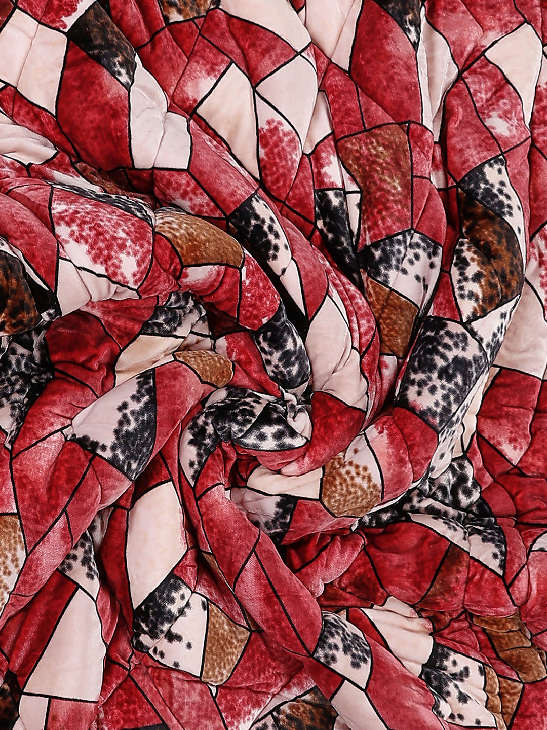 Printed Single Bed 1155 GSM Comforter for Winter - (Dixie)