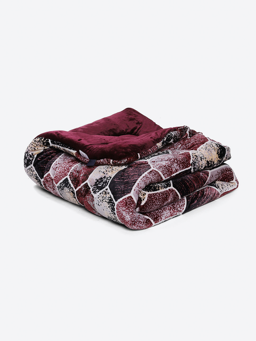 Printed Single Bed 1155 GSM Comforter for Winter - (Dixie)